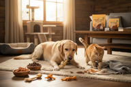 Kausnacks und Trockenfleisch