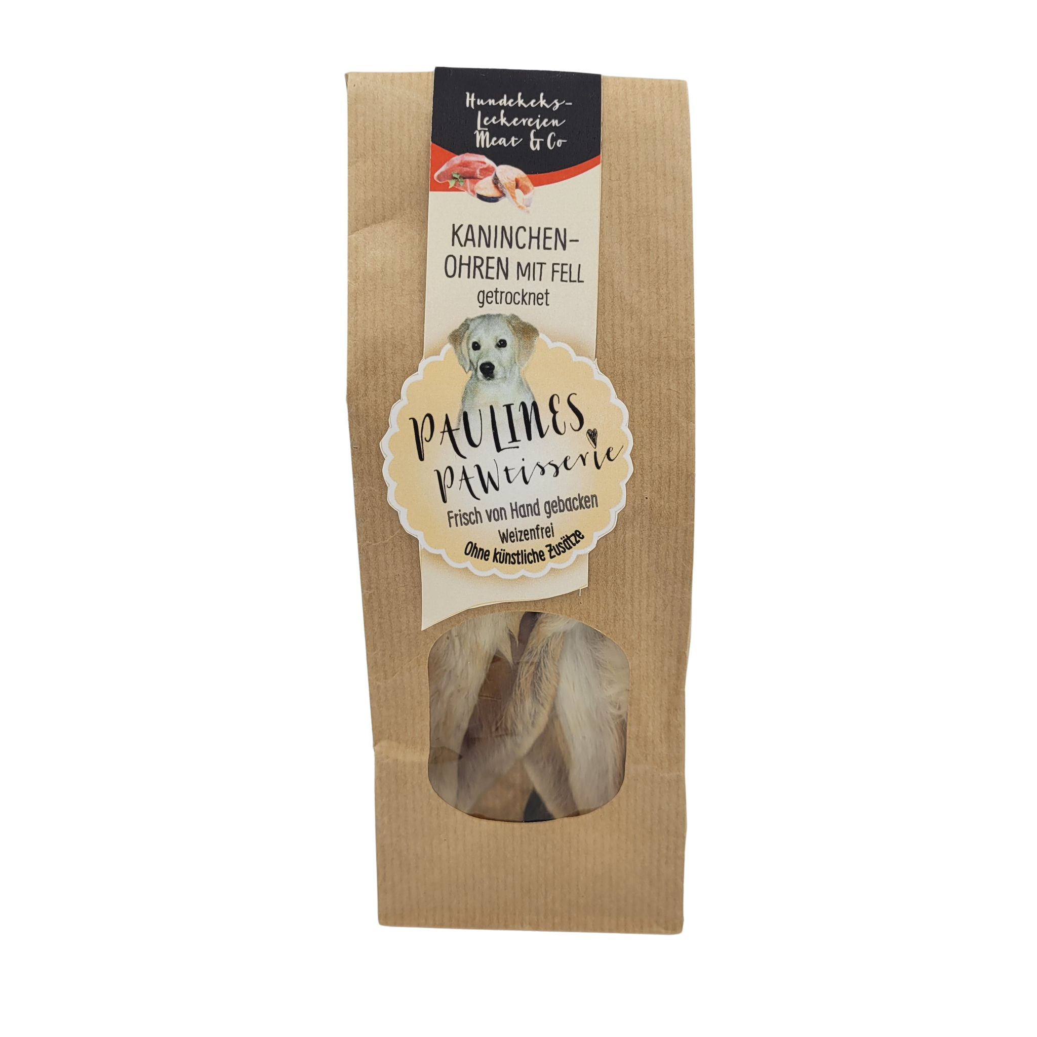 Kaninchen Ohren mit Fell – Pauline's PAWtisserie