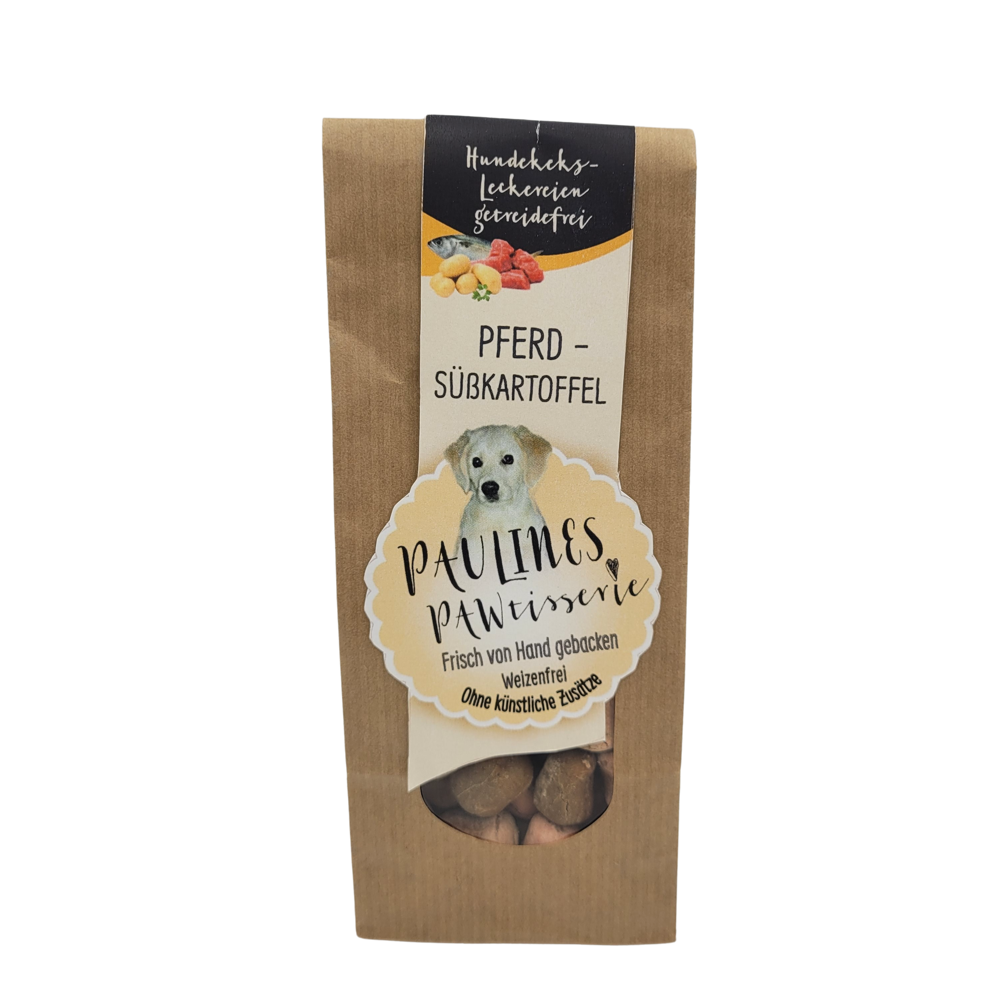 Pauline's PAWtisserie Pferd Süßkartoffel – getreidefreie Snacks mit  Pferdefleisch & Süßkartoffel
