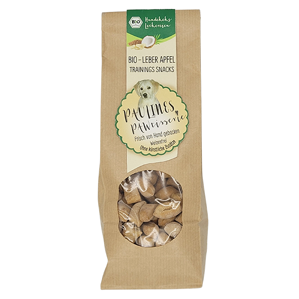 künstliche leber Pauline's PAWtisserie Trainings Snacks Leber Apfel Bio – getreidefreie  Trainingssnacks mit Bio-Leber & Apfel